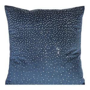WELUROWA POSZEWKA DEKORACYJNA ~ IDALIA ~ 45x45 ~ GRANAT + SREBRO