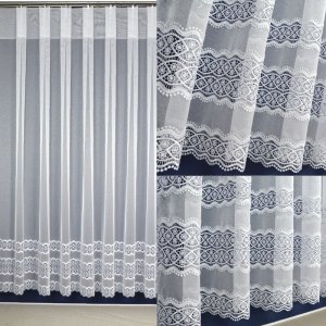 firana Amira z gipiurą premium długa 2,95 m.