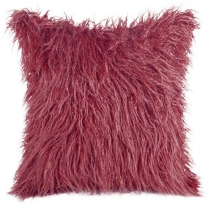 FUTERKOWA POSZEWKA DEKORACYJNA ~ ENYA ~ 45x45 ~ BORDO ~ 2SZT.