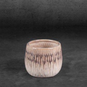 RUSTYKALNA DONICZKA DEKORACYJNA ~ CERAMICZNA DONICZKA NA KWIATY ~ ROSINA-01 ~ KPL. 2SZT.