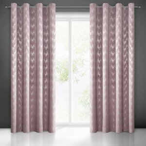 GOTOWE ZASŁONY W STYLU GLAMOUR NA PRZELOTKACH Z WELWETU CHILL ~ nr 419 ~ 1,40m x 2,50m