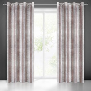 GOTOWE ZASŁONY W STYLU GLAMOUR NA PRZELOTKACH Z WELURU AMBI ~ nr 1630 ~ 1,40m x 2,50m