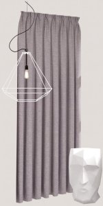 TAŚMA MARSZCZĄCA DO FIRAN I ZASŁON ~ IV ZĄBKI 12020 1:3 ~ wys. 5cm