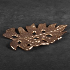 EKSKLUZYWNA PATERA DEKORACYJNA W KSZTAŁCIE LIŚCIA ~ ELEGANCKA PATERA OZDOBNA ~ DALIA-01