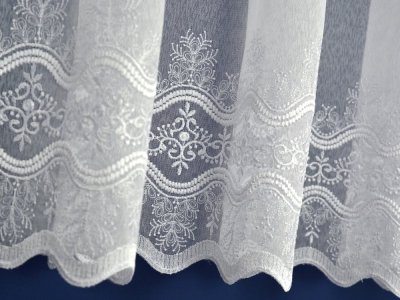 DELIKATNA FIRANA HAFTOWANA ~ MARKIZETA HAFTOWANA ~ "AXON I" BIEL ~ 130