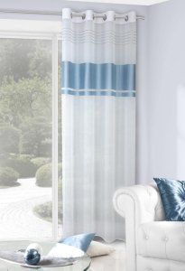 GOTOWE FIRANY / ZASŁONY DEKORACYJNE NA PRZELOTKACH SANDY ~ nr 838 ~ 1,40m x 2,50m