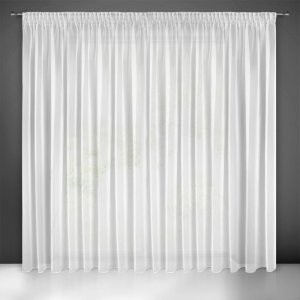 DELIKATNA FIRANA Z POŁYSKIEM NA TAŚMIE Z TUNELEM ~ GOTOWA FIRANA GLAMOUR ~ ESEL ~ 4m x 2,50m