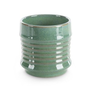 MIĘTOWA DONICA DEKORACYJNA ~ INDUSTRIALNA DONICZKA CERAMICZNA ~ SAMI1-02 ~ KPL. 2SZT.