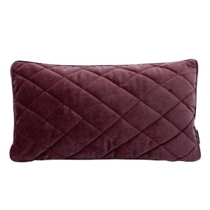 WELUROWA POSZEWKA DEKORACYJNA ~ VELVET/29/F ~ 30x50 ~ BORDO