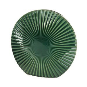 NOWOCZESNY WAZON DEKORACYJNY ~ ZIELONY WAZON CERAMICZNY ~ LEXIE/WAZ/02