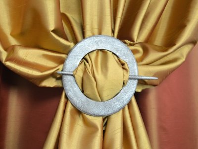 ZASŁONY Z TAFTY ~ DWUSTRONNA ELEGANCKA TAFTA ~ "KANCHAN V" ~ 140