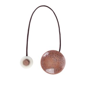 Nowoczesny brązowy magnes do podpięcia firan i zasłon