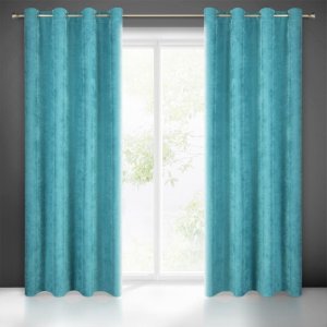 EKSKLUZYWNE GOTOWE ZASŁONY NA PRZELOTKACH Z WELURU JULIE ~ nr 1287 ~ 1,40m x 2,50m