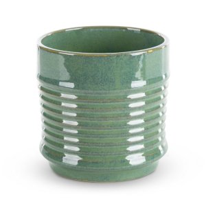 MIĘTOWA DONICA DEKORACYJNA ~ INDUSTRIALNA DONICZKA CERAMICZNA ~ SAMI1-01 ~ KPL. 2SZT.