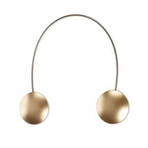 Złoty magnes do podpinania firan i zasłon