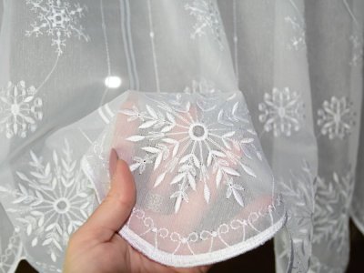 turecka zazdrostka panelowa 30 cm z zimowym haftem