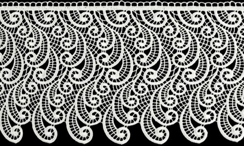 TURECKA GIPIURA DO FIRAN ~ wzór nr 43 KREM ~ wys. 20cm