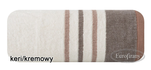 EKSKLUZYWNY RĘCZNIK FROTTE ~ RE/KERI/02/K ~ KREM ~ 70cm x 140cm