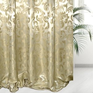 ELEGANCKIE, DWUSTRONNE ZASŁONY DO SALONU ~ ZŁOTE ZASŁONY ~ "MARITA VI" ~ 280
