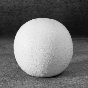 NOWOCZESNA KULA DEKORACYJNA ~ BIAŁA KULA CERAMICZNA ~ RISO/1 ~ KPL. 2SZT.