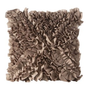 POSZEWKA DEKORACYJNA ~ MIRENA ~ 45x45 ~ CIEMNY BEŻ