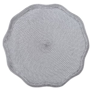 PODKŁADKA DEKORACYJNA W STYLU BOHO ~ PODKŁADKA POD TALERZ ~ OTELLO ~ STAL ~ Ø38 ~ KPL. 6 sztuk
