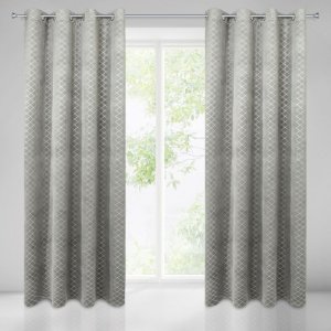 EKSKLUZYWNE GOTOWE ZASŁONY NA PRZELOTKACH Z WELURU KARINA/1 ~ nr 1490 ~1,40m x 2,50m