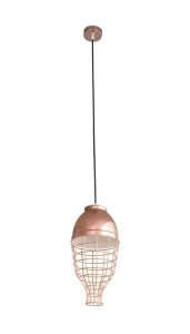 LOFTOWA LAMPA WISZĄCA ~ MIEDZIANA LAMPA TYPU ZWIS ~ LUCY/01