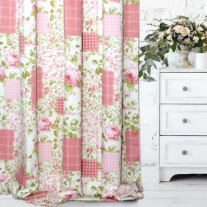 Zasłony na metry- w angielskim stylu - zasłony w angielskie róże kolekcja premium - "Spring" - 140