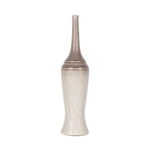 RUSTYKALNY WAZON DEKORACYJNY ~ CERAMICZNY WYSOKI WAZON NA KWIATY ~ ROSINA-01