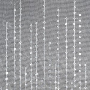 NOWOCZESNE GOTOWE FIRANY Z ETAMINY NABŁYSZCZANEJ NA PRZELOTKACH SOLEI ~ nr 168 ~ 1,40m x 2,50m