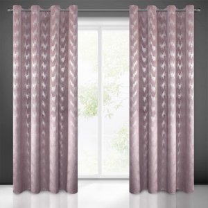EKSKLUZYWNE GOTOWE ZASŁONY NA PRZELOTKACH Z WELURU BIANKA ~ nr 1502 ~1,40m x 2,50m