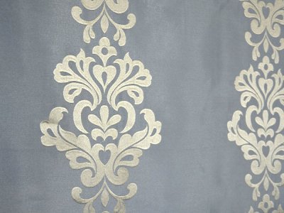 FIRANA Z ORGANTYNY ~ EKRANOWA ORGANTYNA HAFTOWANA ~ "ORNAMENT" BEŻ ~ 140