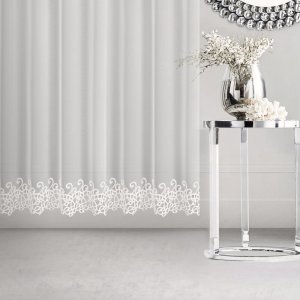 krótka firana z gipiurą SCILLA