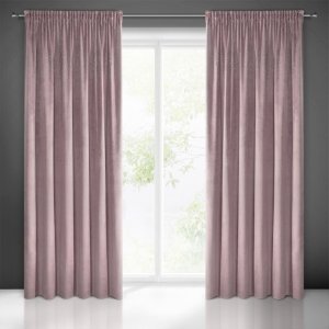 GOTOWE ZASŁONY W STYLU GLAMOUR NA TAŚMIE Z WELURU AURORA ~ nr 214 ~ 1,40m x 2,70m