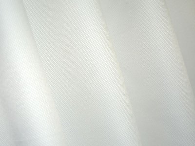 ELEGANCKA TKANINA NA ZASŁONY Z DELIKATNĄ FAKTURĄ KARO ~ "AMARA" KREM ~ 145 ~ KUPON 2,55M