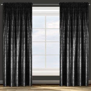 GOTOWE ZASŁONY W STYLU GLAMOUR NA TAŚMIE Z WELURU CYPR ~ nr 302 ~ 1,40m x 2,70m