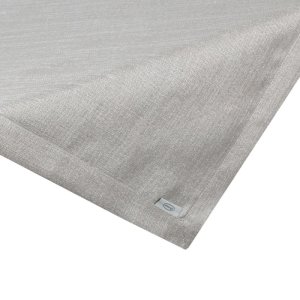 SREBRNA NABŁYSZCZANA SERWETA DEKORACYJNA ~ SERWETA O LNIANYM SPLOCIE ~ STELLA2 ~ 85x85