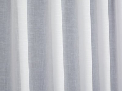 NATURALNE FIRANY Z ETAMINY - ETAMINA GŁADKA ~ "LINEN" ~ BIEL ~ 300