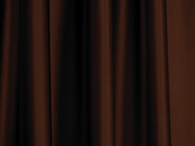 ELEGANCKA TKANINA ZASŁONOWA - SATYNA Z POŁYSKIEM ~ "ATLANTA" BRĄZ ~ 140