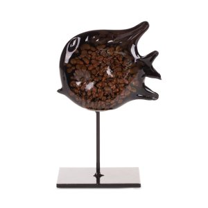 RYBA ZE SZKŁA HANDMADE ~ SZKLANA FIGURKA DEKORACYJNA ~ GRETA-02