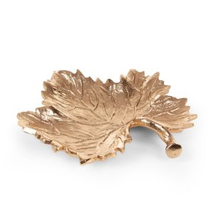 EKSKLUZYWNA PATERA DEKORACYJNA W KSZTAŁCIE LIŚCIA ~ ELEGANCKA PATERA OZDOBNA ~ DALIA-02