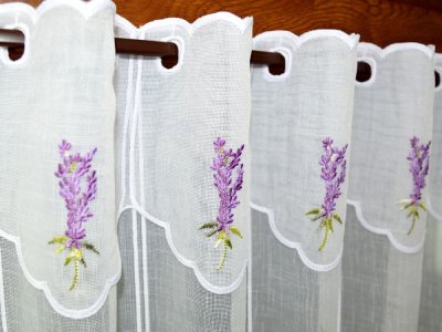 zazdrostka lawenda koszyczek biała etamina