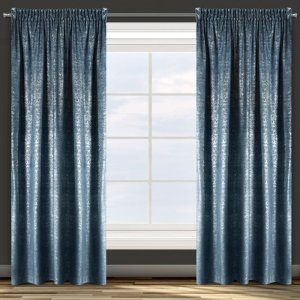 GOTOWE ZASŁONY W STYLU GLAMOUR NA TAŚMIE Z WELURU CYPR ~ nr 304 ~ 1,40m x 2,70m