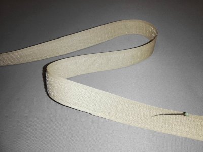 RZEP BEZ KLEJU DO FIRAN ZASŁON I MOSKITIER ~ BEŻ ~ wys. 2,50cm