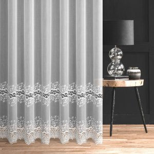 długa firana z gipiurą VERBA