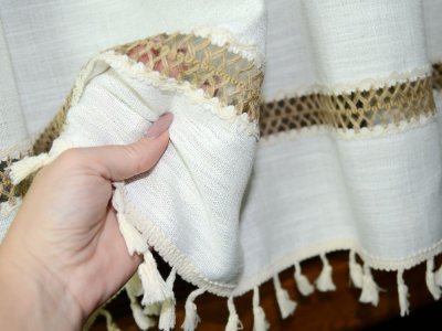 zazdrostka boho w kolorystyce naturalnego lnu