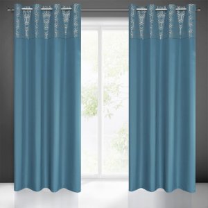 EKSKLUZYWNE GOTOWE ZASŁONY NA PRZELOTKACH DAFNE ~ nr 1161 ~ 1,40m x 2,50m