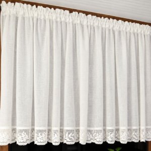 Śmietankowa zazdrostka 90cm do kuchni LARISA
