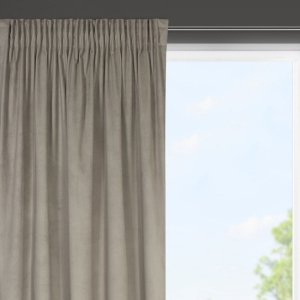 ELEGANCKIE GOTOWE ZASŁONY Z WELURU NA TAŚMIE FARGO  ~ nr 326 ~ 1,40m x 1,75m